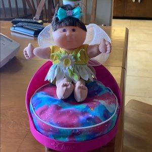 Tinker Bell cabbage doll with bed